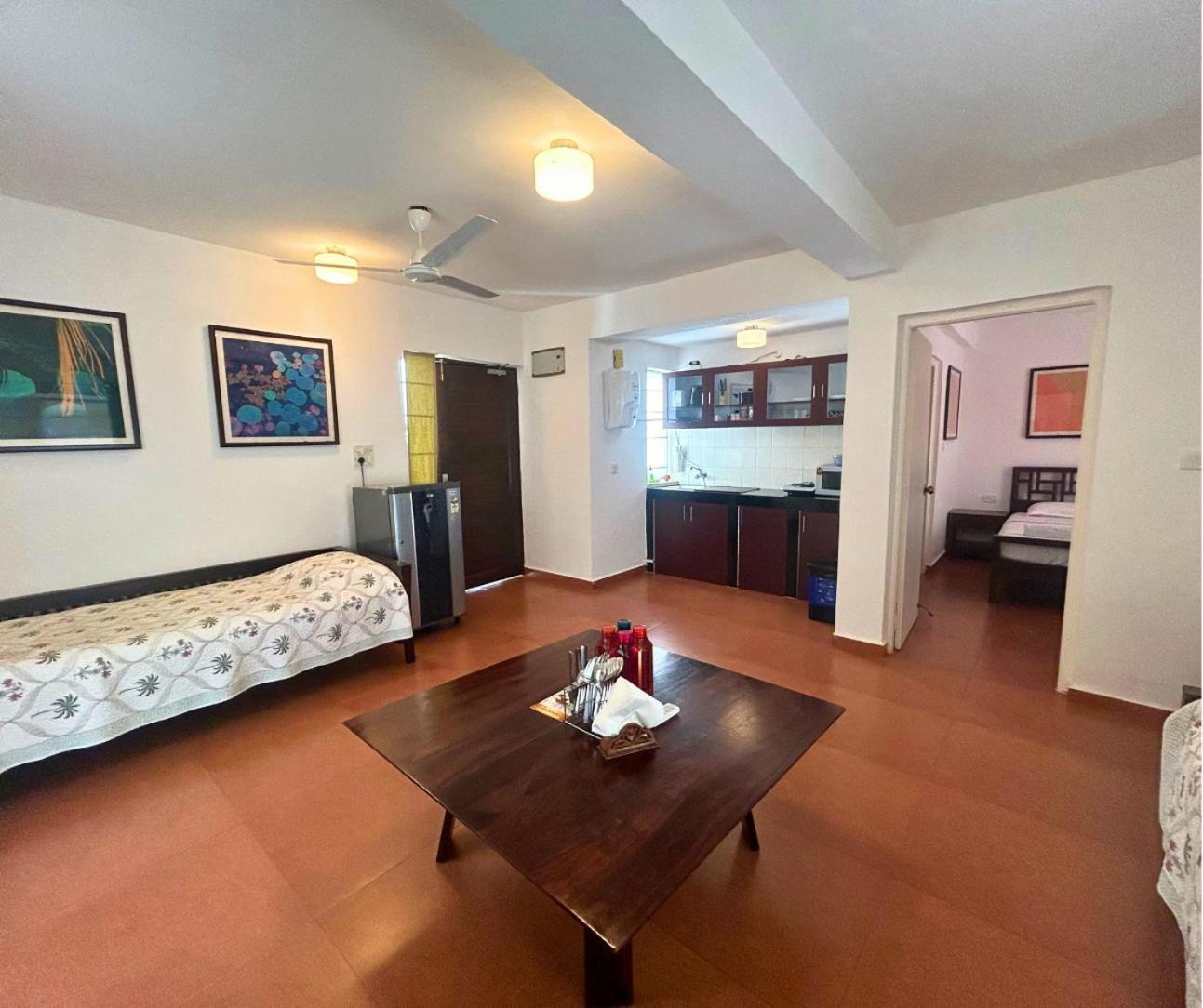 Jungle Hut-Annabelle'S Beach Apartments At Bernard Simao,Calangute,Goa كاندولِم المظهر الخارجي الصورة