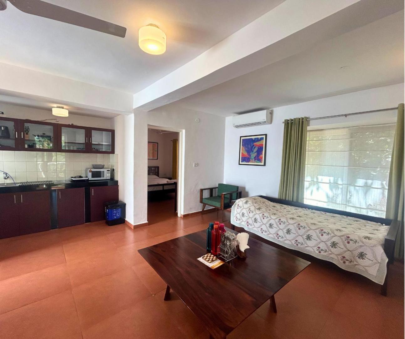 Jungle Hut-Annabelle'S Beach Apartments At Bernard Simao,Calangute,Goa كاندولِم المظهر الخارجي الصورة