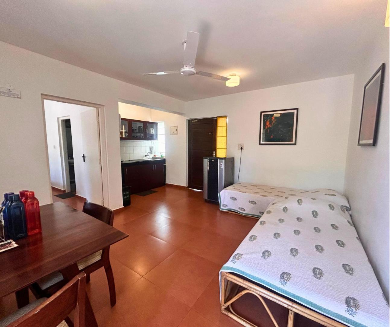 Jungle Hut-Annabelle'S Beach Apartments At Bernard Simao,Calangute,Goa كاندولِم المظهر الخارجي الصورة